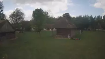 Widok z kamery na SKANSEN w Sierpcu.