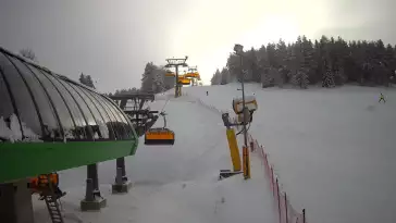 Dolna stacja kolei krzesełkowej w Krynicy Zdroju