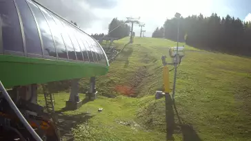 Dolna stacja kolei krzesełkowej w Krynicy Zdroju