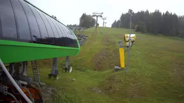 Dolna stacja kolei krzesełkowej w Krynicy Zdroju
