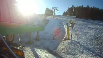 Dolna stacja kolei krzesełkowej w Krynicy Zdroju