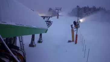 Dolna stacja kolei krzesełkowej w Krynicy Zdroju