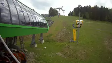 Dolna stacja kolei krzesełkowej w Krynicy Zdroju