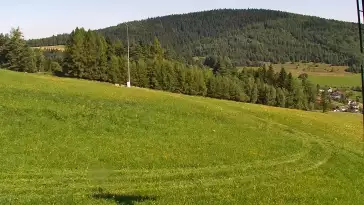 Ośrodek narciarski SŁOTWINY SKI w Krynicy Zdroju - widok na trasy