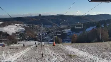 Ośrodek narciarski SŁOTWINY SKI w Krynicy Zdroju - widok na trasy