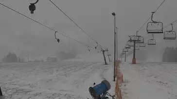 Ośrodek narciarski SŁOTWINY SKI w Krynicy Zdroju - widok na trasy