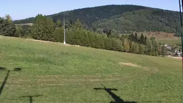 Ośrodek narciarski SŁOTWINY SKI w Krynicy Zdroju - widok na trasy