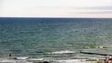 Mielno-Unieście to jeden z najbardziej urokliwych zakątków wybrzeża, gdzie szeroka, złocista plaża spotyka się z leczniczym mikroklimatem. Widok z kamery zainstalowanej na Instytucie Zdrowia Sofra w Mielnie