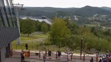 Solina - widok z górnej stacji kolei gondolowej Jawor