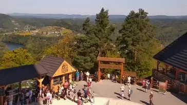 Solina - widok z górnej stacji kolei gondolowej Jawor