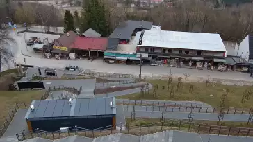 Kamera Solina Grupa PKL - widok z dolnej stacji kolei gondolowej