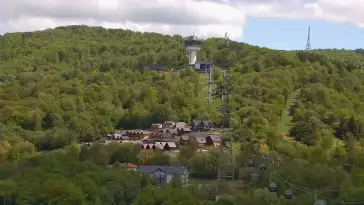 Kamera Solina Grupa PKL - widok z dolnej stacji kolei gondolowej