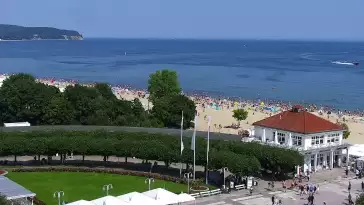 Widok na Monciak w Sopocie.