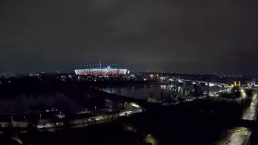 Widok na Stadion Narodowy w Warszawie