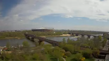 Widok na Stadion Narodowy w Warszawie