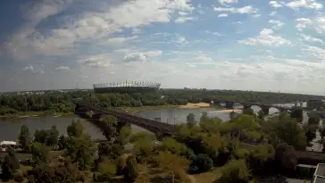 Widok na Stadion Narodowy w Warszawie