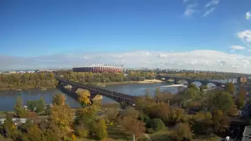 Widok na Stadion Narodowy w Warszawie