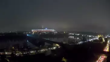 Widok na Stadion Narodowy w Warszawie