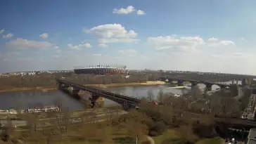 Widok na Stadion Narodowy w Warszawie