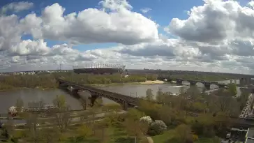 Widok na Stadion Narodowy w Warszawie