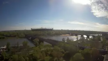 Widok na Stadion Narodowy w Warszawie