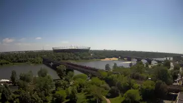 Widok na Stadion Narodowy w Warszawie