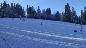 Widok z Kamery na dolny odcinek orczyka Jędrol Suche ski