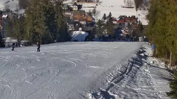 Widok z Kamery na dolny odcinek orczyka Jędrol Suche ski