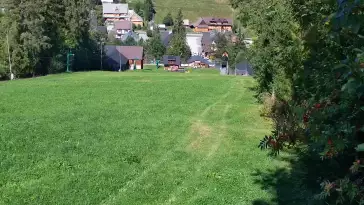 Widok z Kamery na dolny odcinek orczyka Jędrol Suche ski