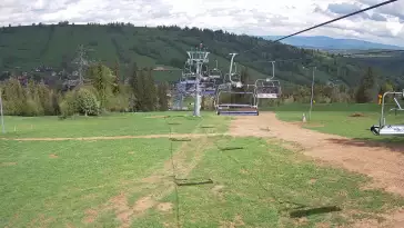 Ski Suche - widok z górnej stacji ośrodka narciarskiego