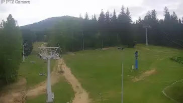 Widok z Kamery na stok SUDETY-LIFT