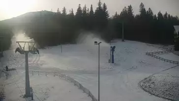 Widok z Kamery na stok SUDETY-LIFT