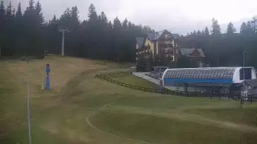 Widok z Kamery na stok SUDETY-LIFT