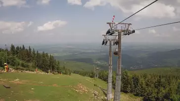 Widok na górną część stacji narciarskiej Ski&Sun.