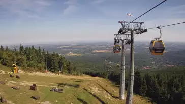 Widok na górną część stacji narciarskiej Ski&Sun.