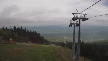 Widok na górną część stacji narciarskiej Ski&Sun.