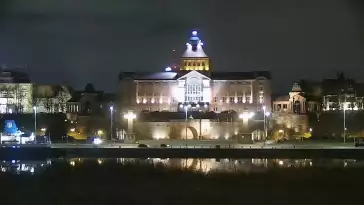 Szczecin - widok na Bulwary Szczecińskie i Wały Chrobrego.