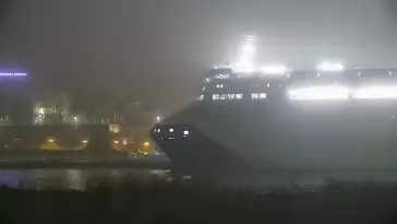 Szczecin - widok na Bulwary Szczecińskie i Wały Chrobrego.