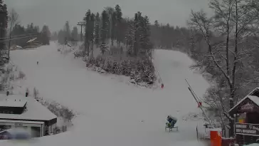 Widok z dolnej stacji Szczyrk Mountain Resort w Solisku