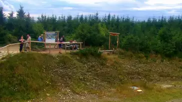 Widok ze Zbójnickiej Kopy w Szczyrku.