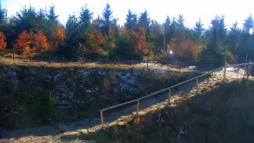 Widok ze Zbójnickiej Kopy w Szczyrku.