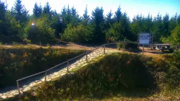 Widok ze Zbójnickiej Kopy w Szczyrku.