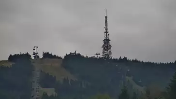 SZCZYRK - widok z kamery na deptak w Szczyrku