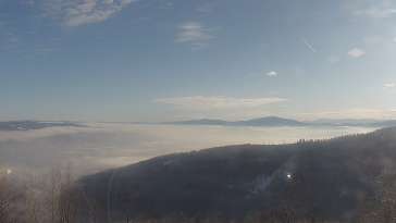 Widok na panoramę gór z Szyndzielni