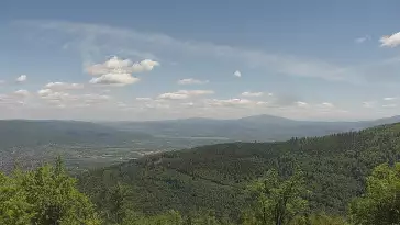 Widok na panoramę gór z Szyndzielni