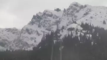 Zdjęcie na Kasprowy Wierch ujęcie panoramiczne.