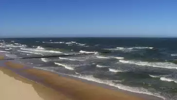 Kamera z widokiem na plażę i morze w Trzęsaczu - Powiat Gryficki