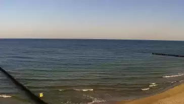 Kamera z widokiem na plażę i morze w Trzęsaczu - Powiat Gryficki