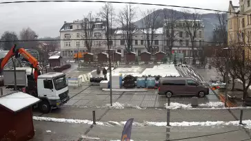 Ujęcie na rynek w Ustoniu.