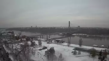 Obraz live z widokiem na Most Świętokrzyski w Warszawie. Zerknij na inne kamery.